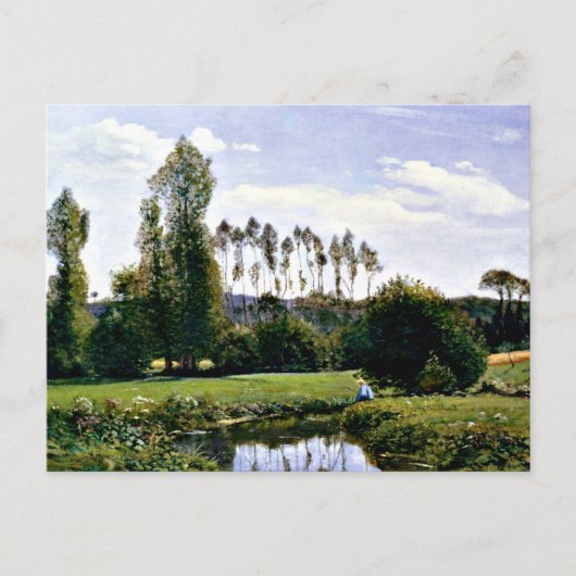 モネ – ビューアットルーエルルアーブル ポストカード (正面)