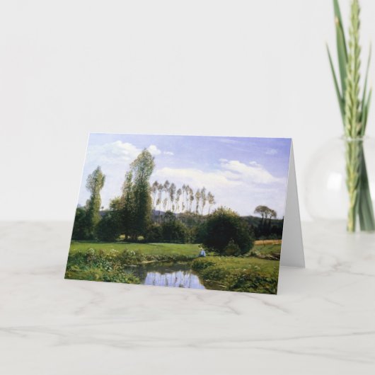 モネ – ビューアットルーエル素晴らしルアーブル カード (正面)