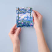 モネ ピンクの睡蓮 チラシ (手)