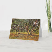 モネ – フォンテーヌブロー森林 カード (正面)