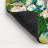 モネ・フランス印象派ピープルクリスマスザ・ロー マウスパッド (コーナー)