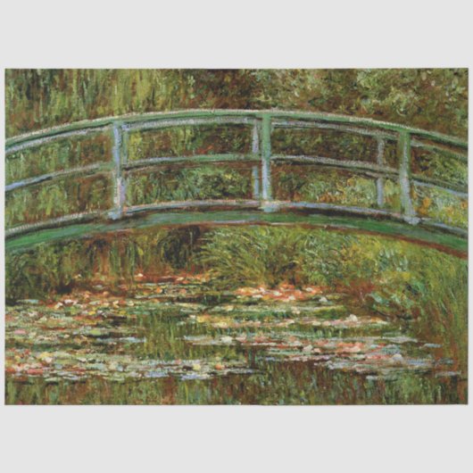 モネ フランス 日本の橋 ジヴェルニー 薄葉紙 (正面)