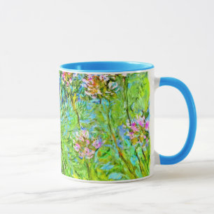モネ・フローラ絵画:アガパンサスの花 マグカップ