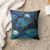 モネ – ブルーウォーターリリー クッション (ブランケット)