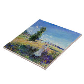 モネ - プロムナード、有名な絵画、 タイル (側面)