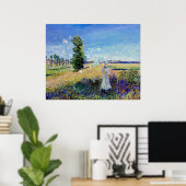 モネ - プロムナード、有名な絵画、 ポスター (ホームオフィス)
