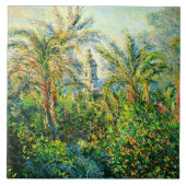 モネ：ボルディゲラの庭、朝の印象 タイル (正面)