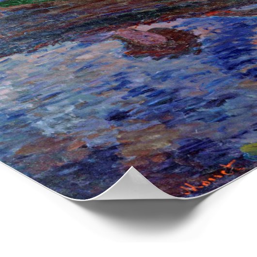 モネ・ボート ポスター (角)