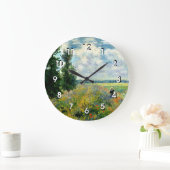 モネ – ポピーフィールド、アルジェント、大時計 ラージ壁時計 (ホーム)