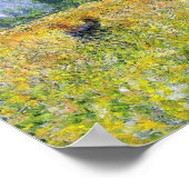 モネ – ポプラの下の日光の効果1887 ポスター (角)