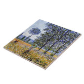 モネ – ポプラの下の日光の効果， タイル (側面)