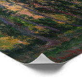 モネ – ポプラAt Giverny 1888 ポスター (角)