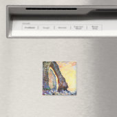 モネ – ポルテ・ダバルを通して見る岩針 マグネット (インサイチュ (食洗機))