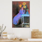 モネ – ポートレートオブスザンヌホシェデ ポスター (キッチン)