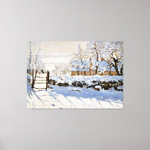 モネ – マグピー絵画は有名。 キャンバスプリント