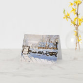 モネ – マグピー カード (黄色い花)