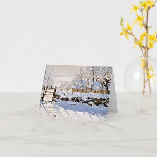 モネ – マグピー カード (黄色い花)