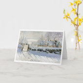 モネ・マグピー カード (黄色い花)