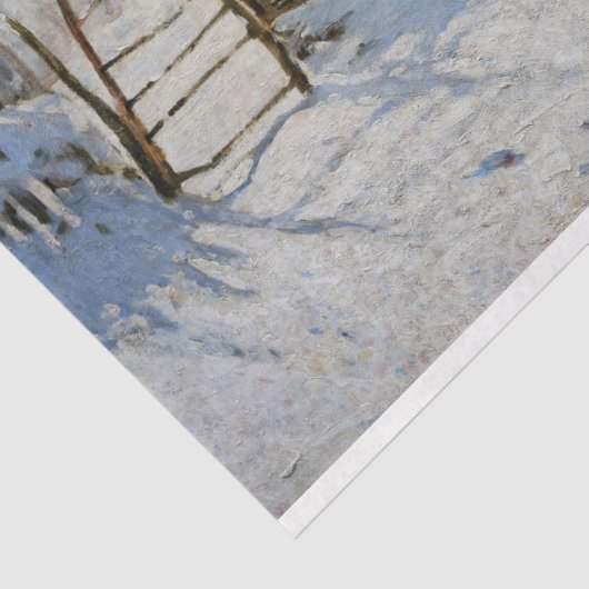 モネ – マグピー(冬のシーン)のデコページ 薄葉紙 (詳細)