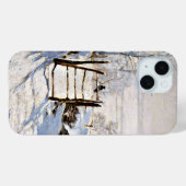 モネ、マグピー、有名絵画な女の子。 Case-Mate iPhoneケース (裏面 (横))