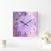 モネ – ミスティーモーニングオンザセーヌ スクエア壁時計 (ホーム)