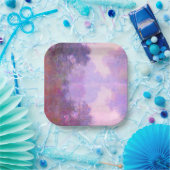 モネ – ミスティーモーニングオンザセーヌ ペーパープレート (パーティー)