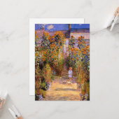 モネ – モネのガーデンアットヴェテウイル カード (正面/裏面インサイチュ)