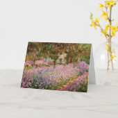 モネ – モネの庭のアイリス カード (黄色い花)