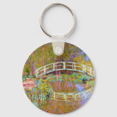モネ – モネの庭の橋 キーホルダー (裏面)