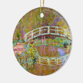 モネ – モネの庭の橋 セラミックオーナメント (左)