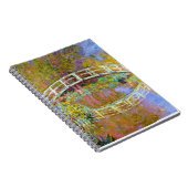 モネ – モネの庭の橋 ノートブック (右側)