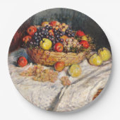 モネ – リンゴと葡萄， ペーパープレート (正面)