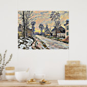 モネ – ルヴェチエンヌへの道、印象派 ポスター (キッチン)