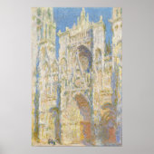 モネ – ルーアン大聖堂ウェストファサード太陽光 ポスター (正面)