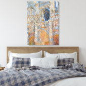 モネ – ルーアン大聖堂，日光の中のファサード キャンバスプリント (インサイチュ (寝室))