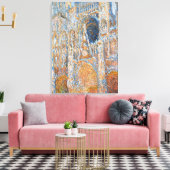 モネ – ルーアン大聖堂，日光の中のファサード キャンバスプリント (インサイチュ (リビング))