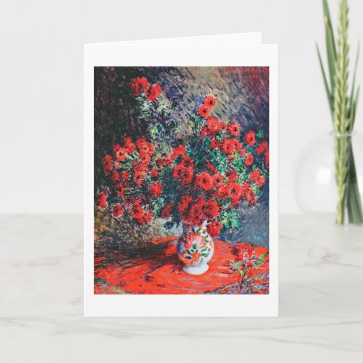 モネ・レッド・キク カード (正面)