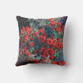 モネ・レッド・キク クッション (裏面)