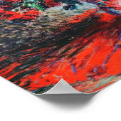 モネ・レッド・キク ポスター (角)