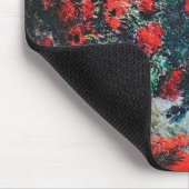 モネ·レッド·キク マウスパッド (コーナー)