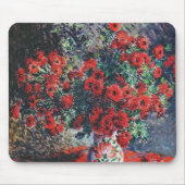 モネ·レッド·キク マウスパッド (正面)