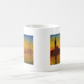 モネ 夕焼け ヴェネツィア カラフル 印象派 芸術 コーヒーマグカップ (中央)