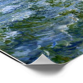 モネ – 大便所の海、印象派のアートワーク ポスター (角)