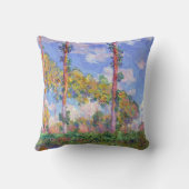 モネ，太陽のポプラ クッション (裏面)