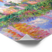 モネ，太陽のポプラ ポスター (角)