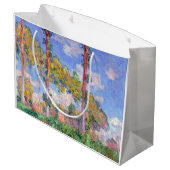 モネ，太陽のポプラ ラージペーパーバッグ (裏面アングル)