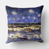 モネ – 嵐の海 クッション (裏面)