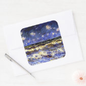 モネ – 嵐の海 スクエアシール (封筒)