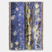 モネ – 嵐の海。 スローブランケット (正面縦)