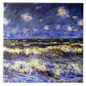 モネ – 嵐の海 タイル (正面)